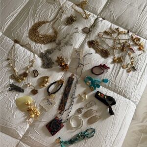 Gold and Turquoise Layered Necklace Set — Women’s Fashion Jewelry